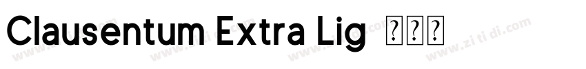 Clausentum Extra Lig字体转换